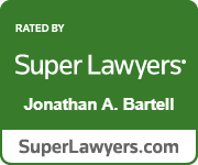 Rising Stars Jonathan A. Bartell Badge Rated by Super Lawyers